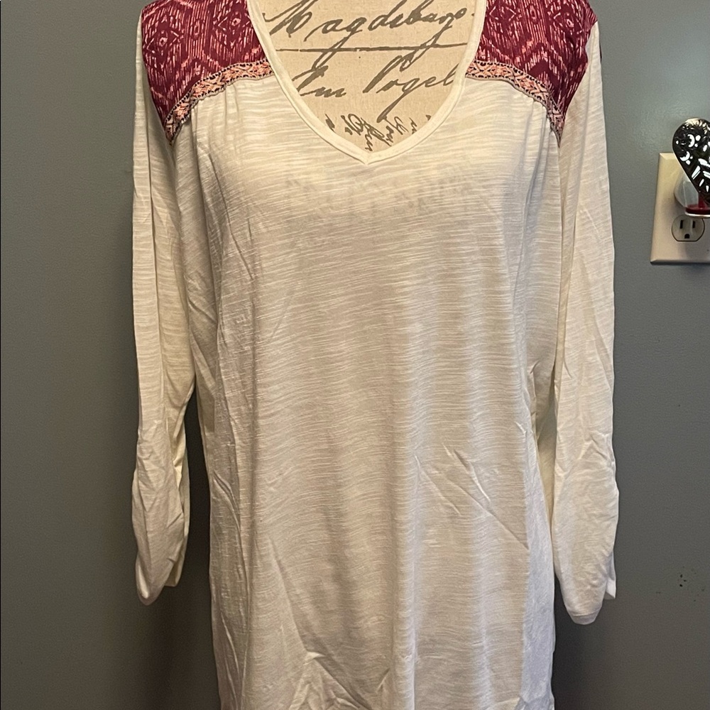 Womens Maurice’s plus size 2 tunic top